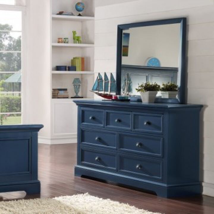 Tamarak Blue Dresser & Mirror